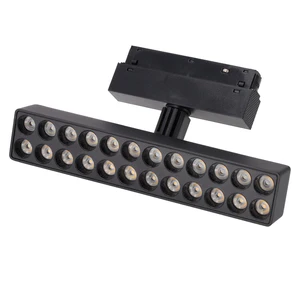 Faretto a binario LED magnetico 24W 222mm 90Lm/W CCT (colore della luce regolabile)