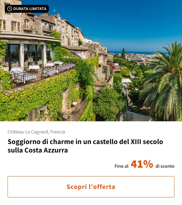 Soggiorno di charme in un castello del XIII secolo sulla Costa Azzurra