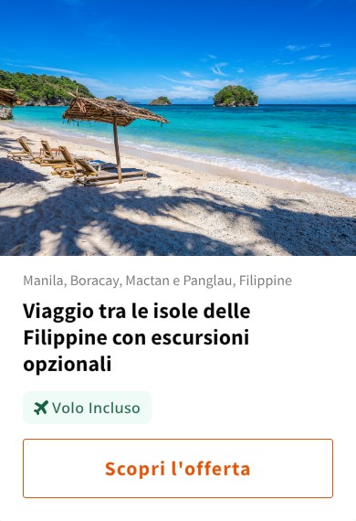 Viaggio tra le isole delle Filippine con escursioni opzionali