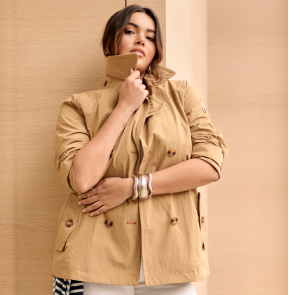 Trench dal taglio corto