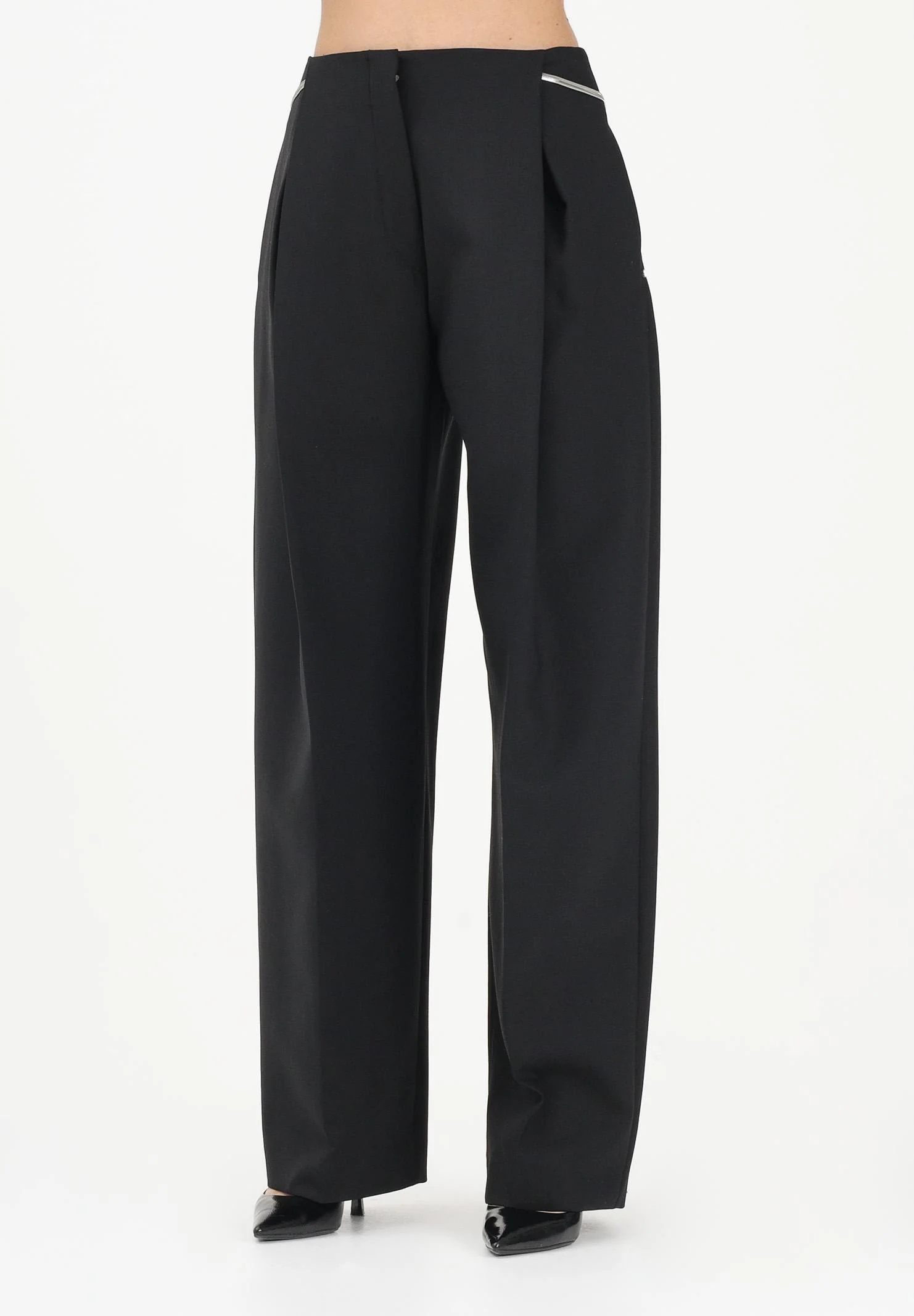 Image of SPORTMAX Pantalone elegante SPXFANTE nero da donna
