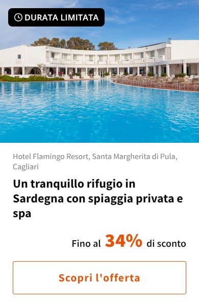 Un tranquillo rifugio in Sardegna con spiaggia privata e spa