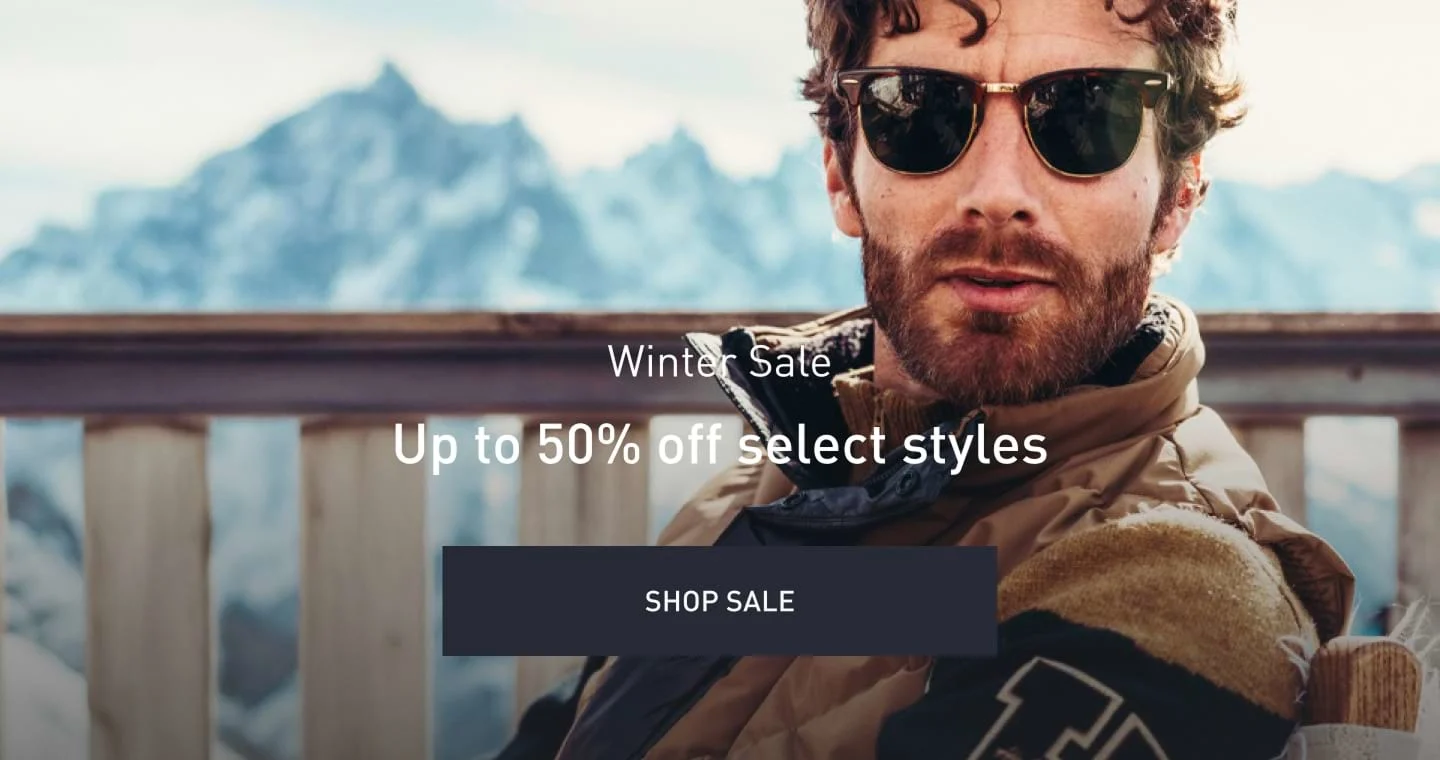 Winter Sale: Up to 50% off select styles. SHOP SALE