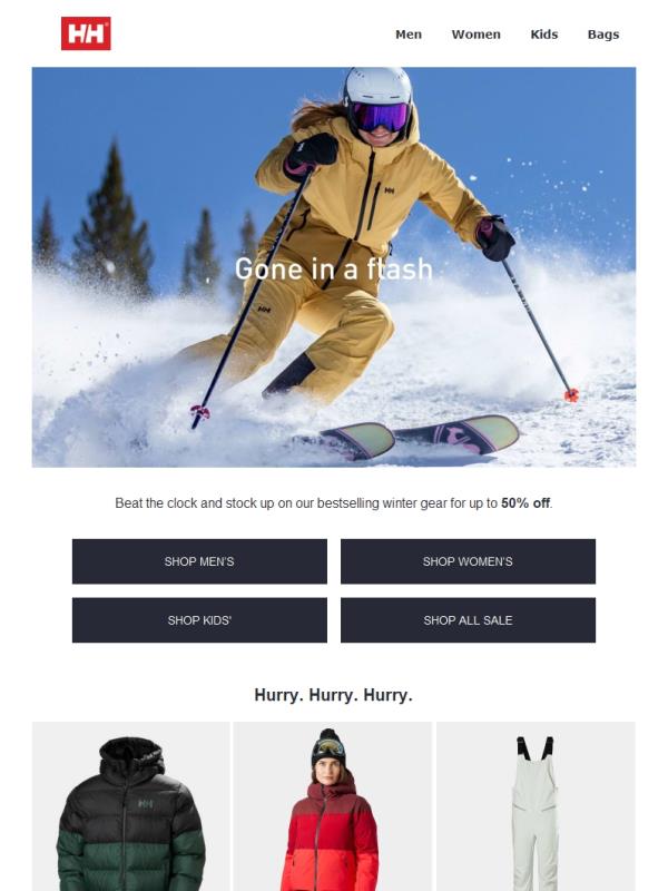 Final hours for up to 50% off