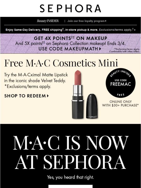 ICYMI: M·A·C Cosmetics is here 🌟✨