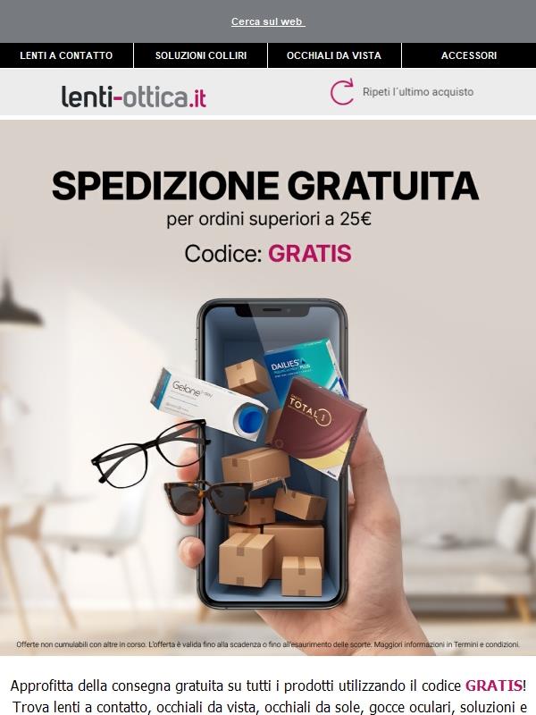 Spedizione gratuita — solo per pochi giorni ⏰
