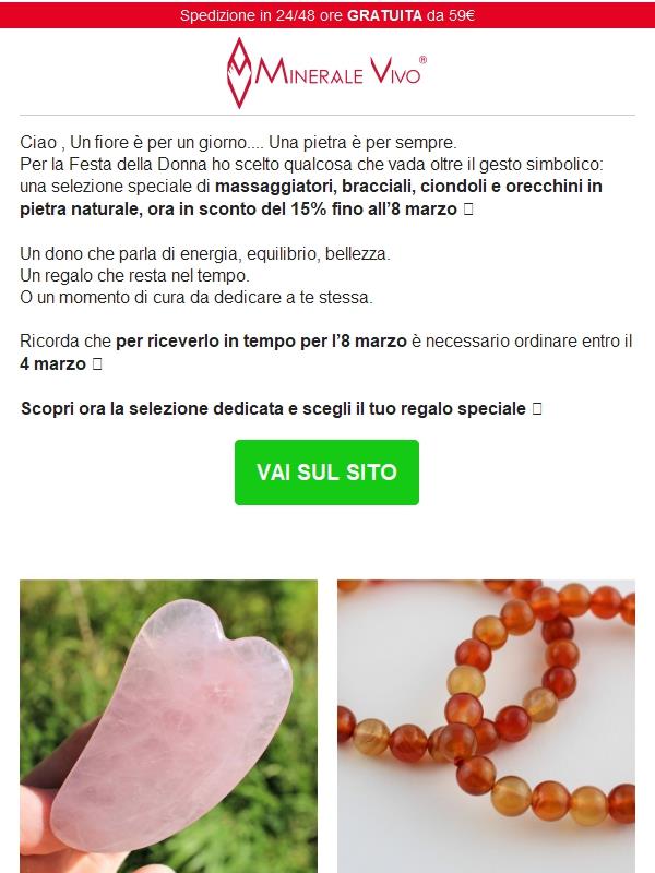 Festa della Donna: -15% sui regali che durano per sempre