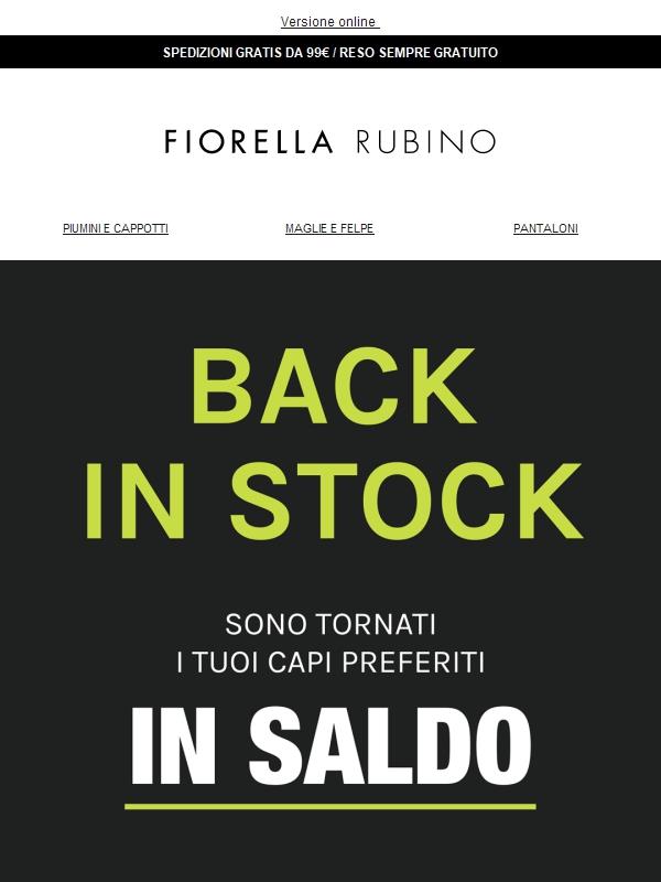 BACK IN STOCK🔥Ultime occasioni