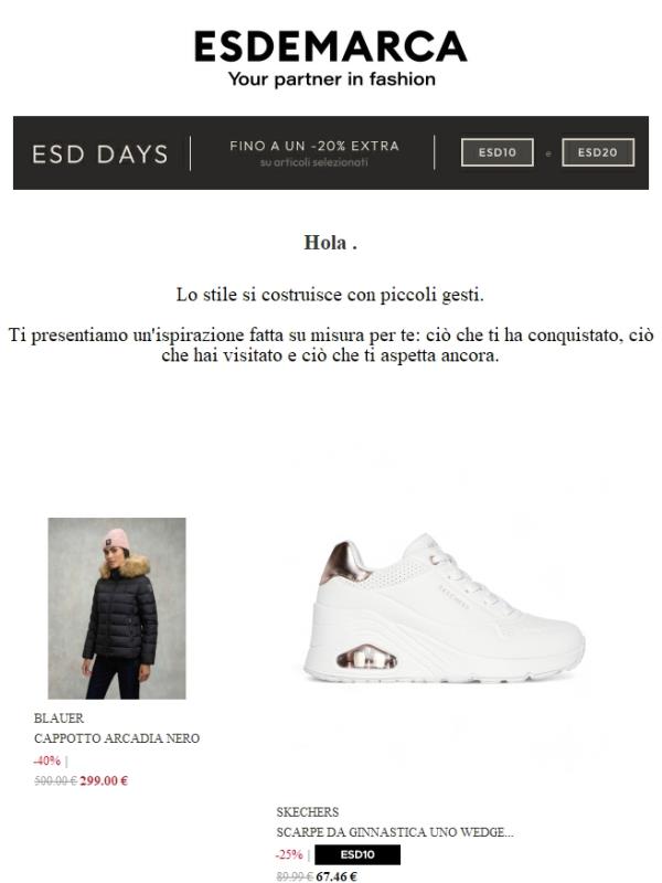 , prodotti consigliati per te