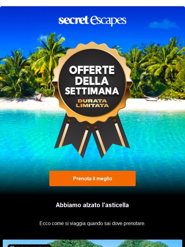Sconti fino al 50% sui migliori hotel. Sì, metà prezzo.