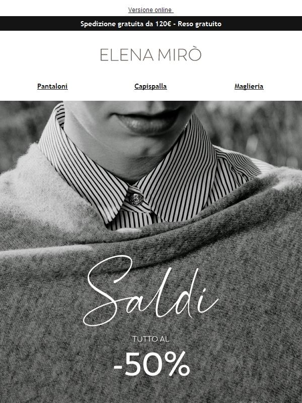 I saldi terminano oggi! Tutto al -50% + Extra -20%