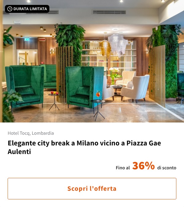 Elegante city break a Milano vicino a Piazza Gae Aulenti