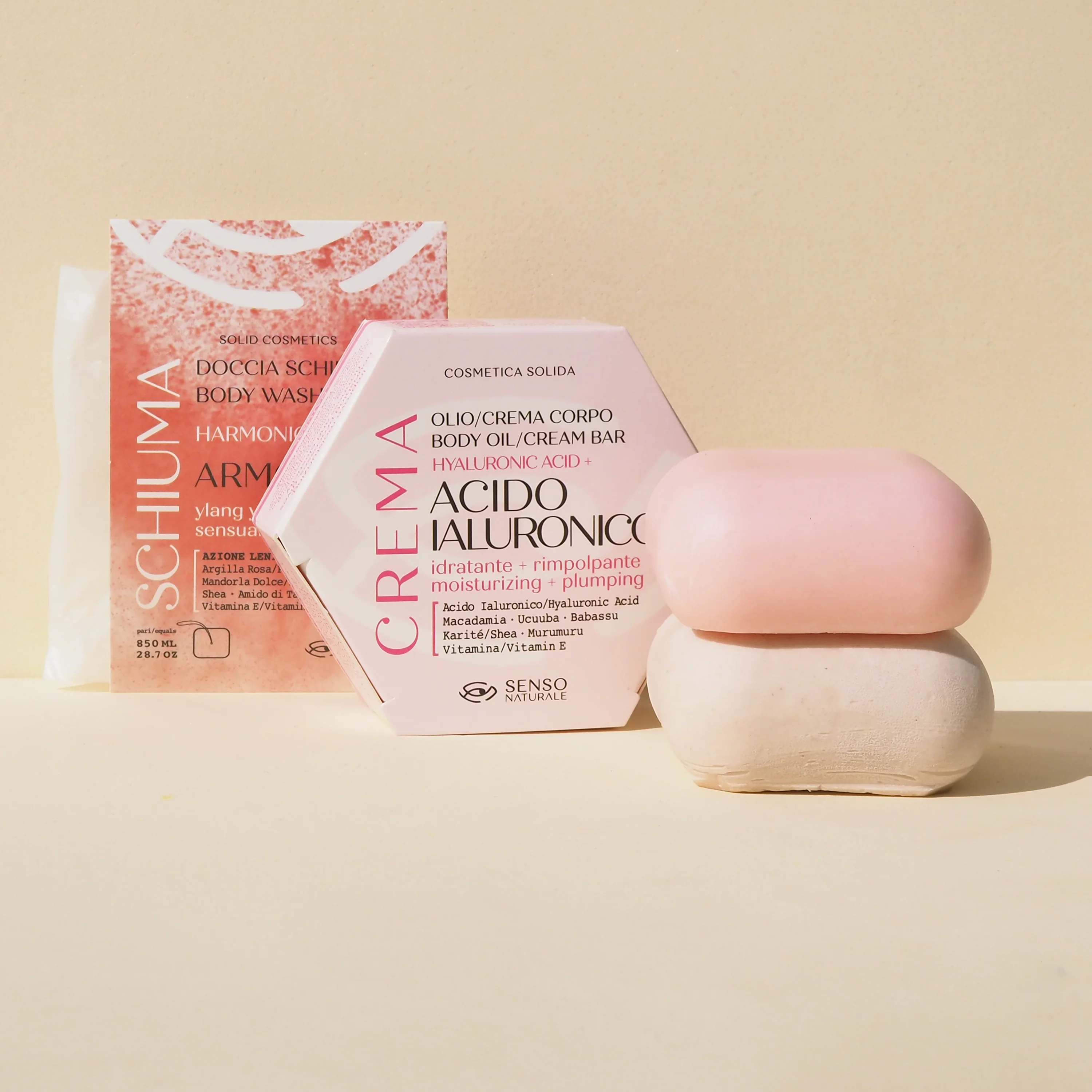 Image of Kit CORPO RIMPOLPANTE Doccia Schiuma e Olio Crema 2 prodotti