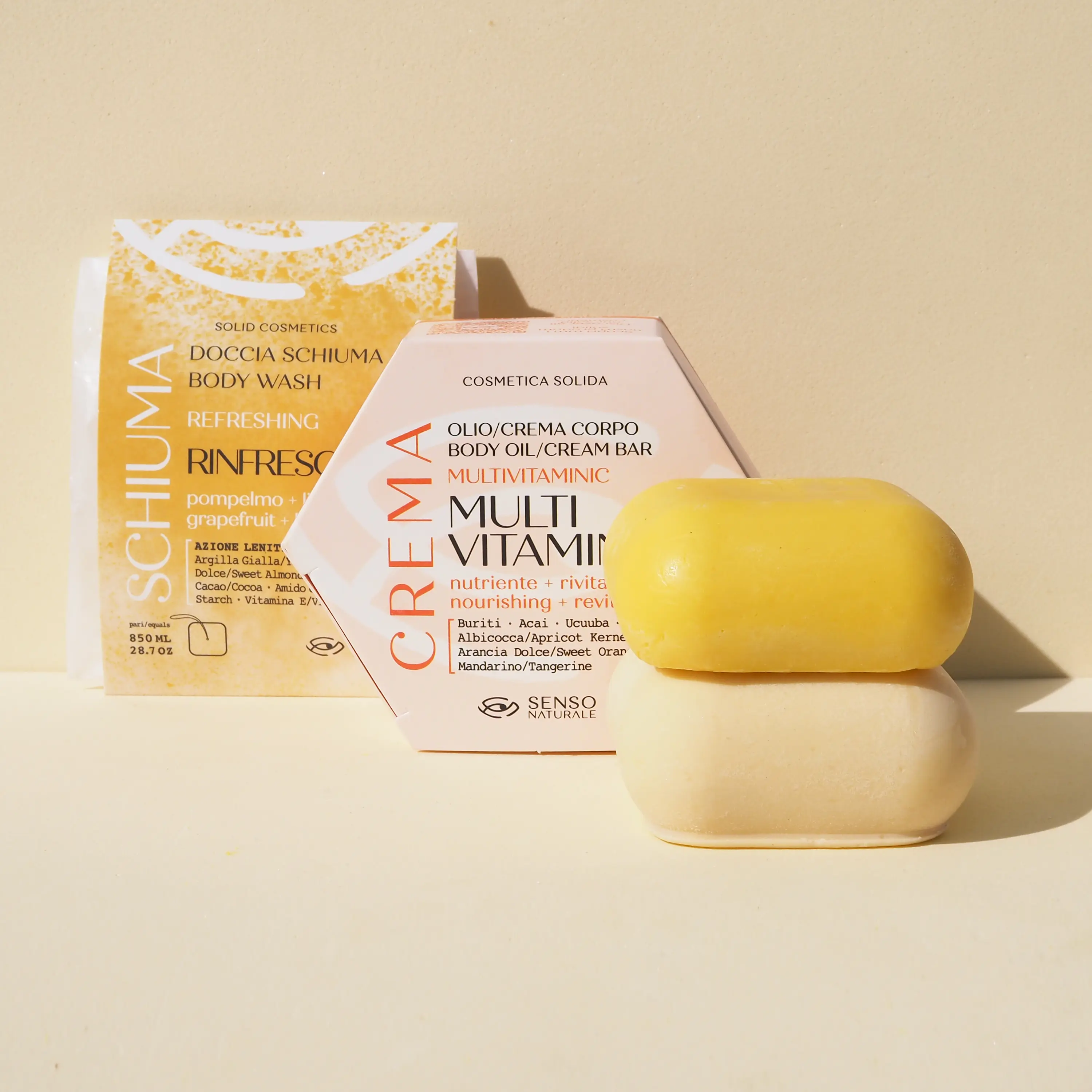 Image of Kit CORPO TONICO Doccia Schiuma e Olio Crema 2 prodotti