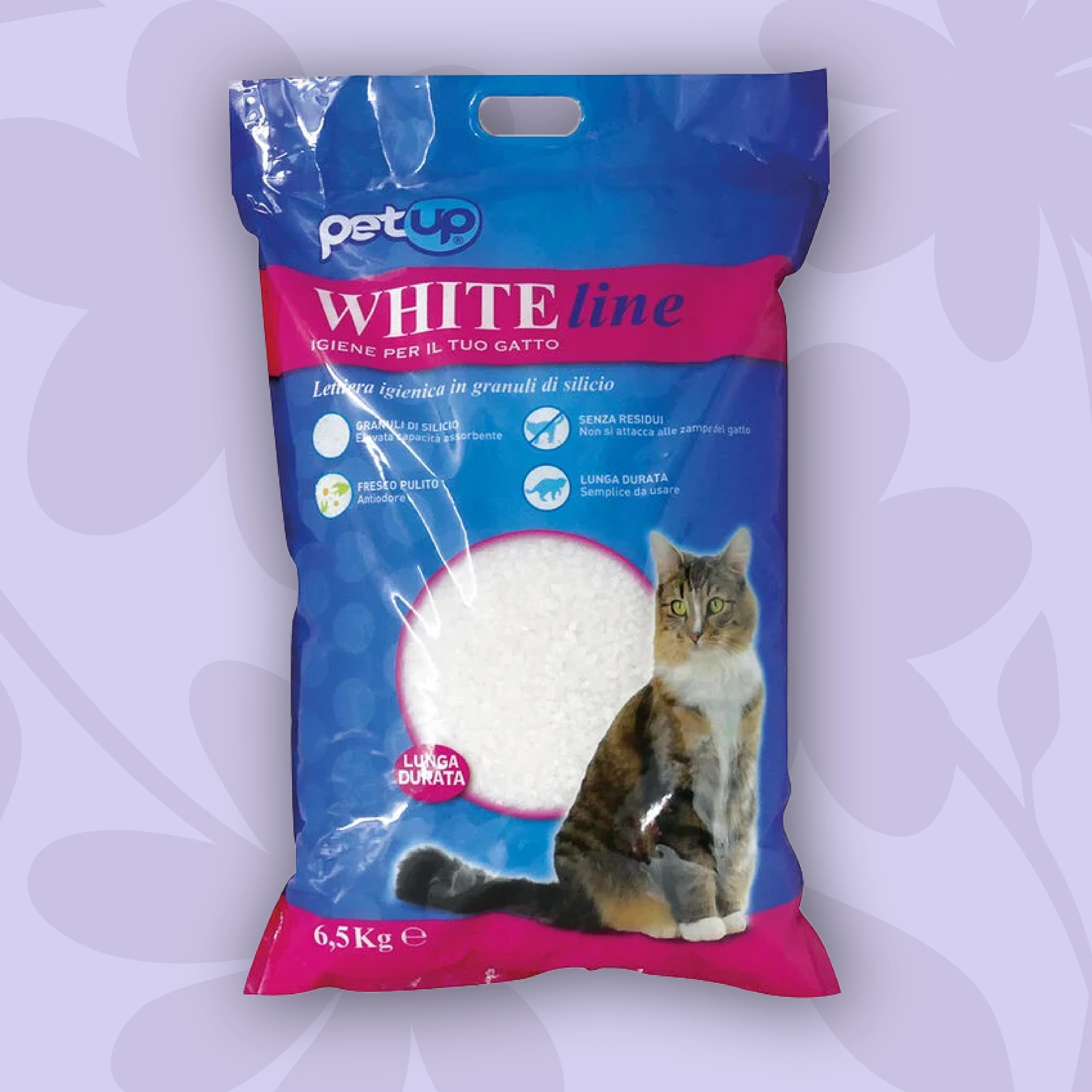 Image of Petup WhiteLine Lettiera Silicio 6,5 kg