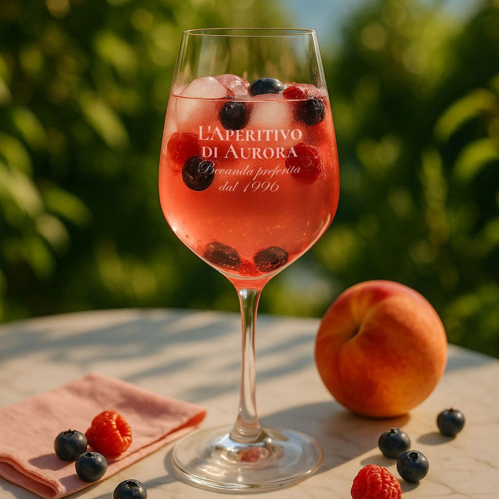 Image of Bicchiere per l’Aperitivo Personalizzato con Nome