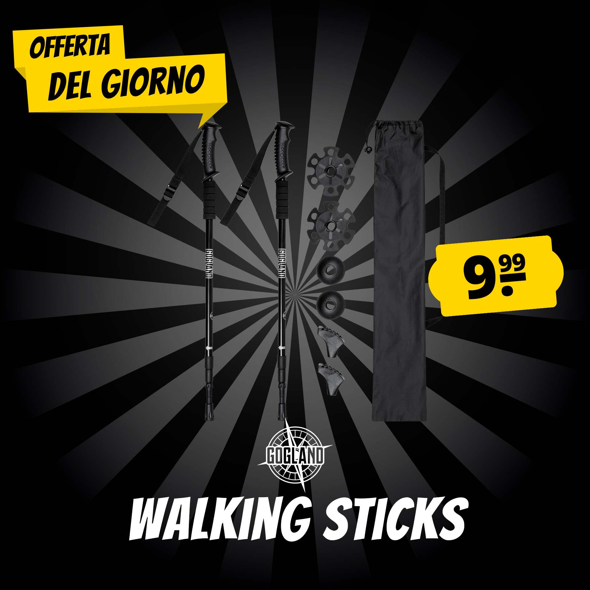gogland trekking bastoncini da trekking