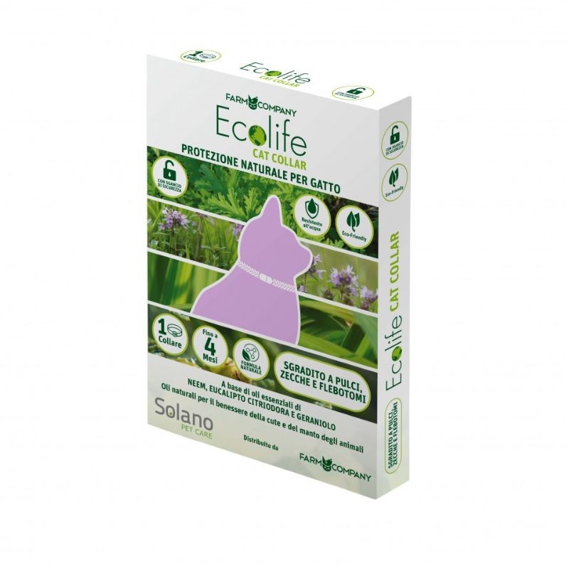 Ecolife Collare Antiparassitario Gatto - ONE SIZE
