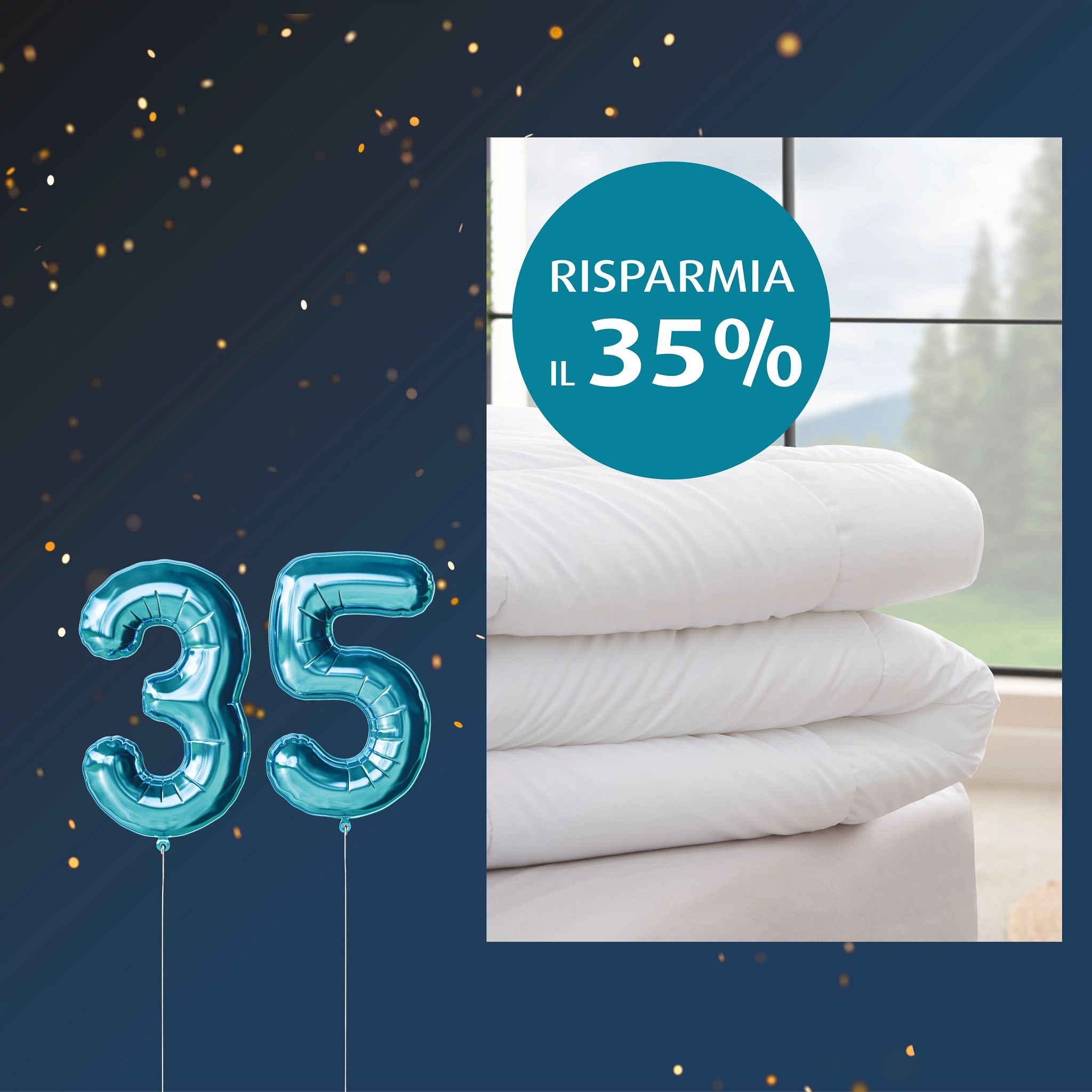 Promo piumini 35 %