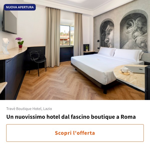 Un nuovissimo hotel dal fascino boutique a Roma