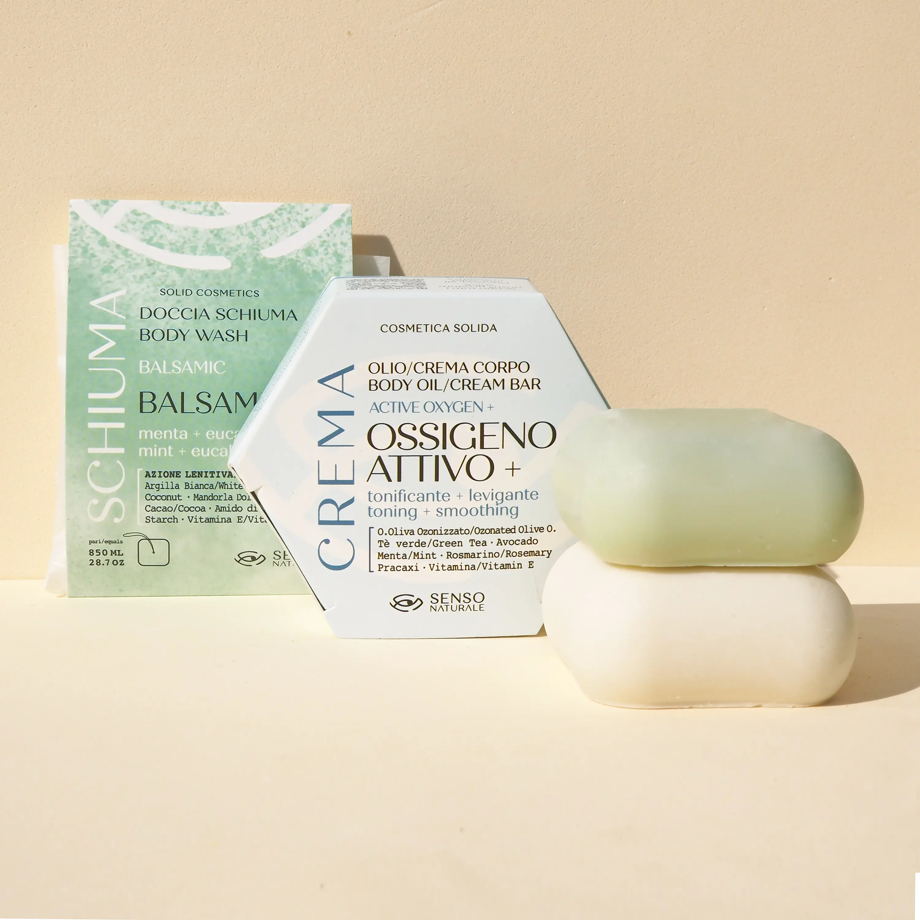 Image of Kit CORPO OSSIGENANTE Doccia Schiuma e Olio Crema 2 prodotti