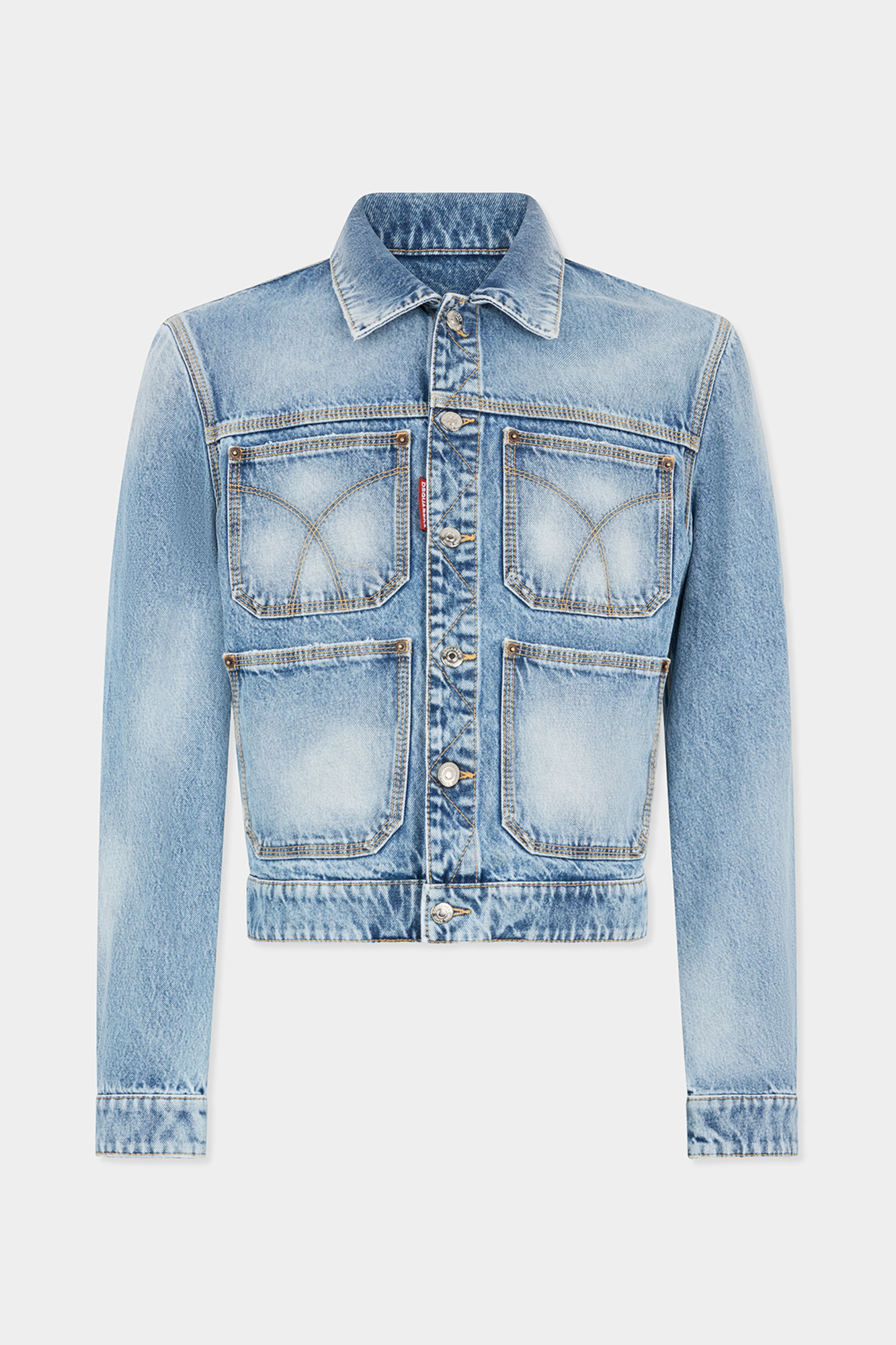 Light Diagonale Wash 70's Jean Jacket