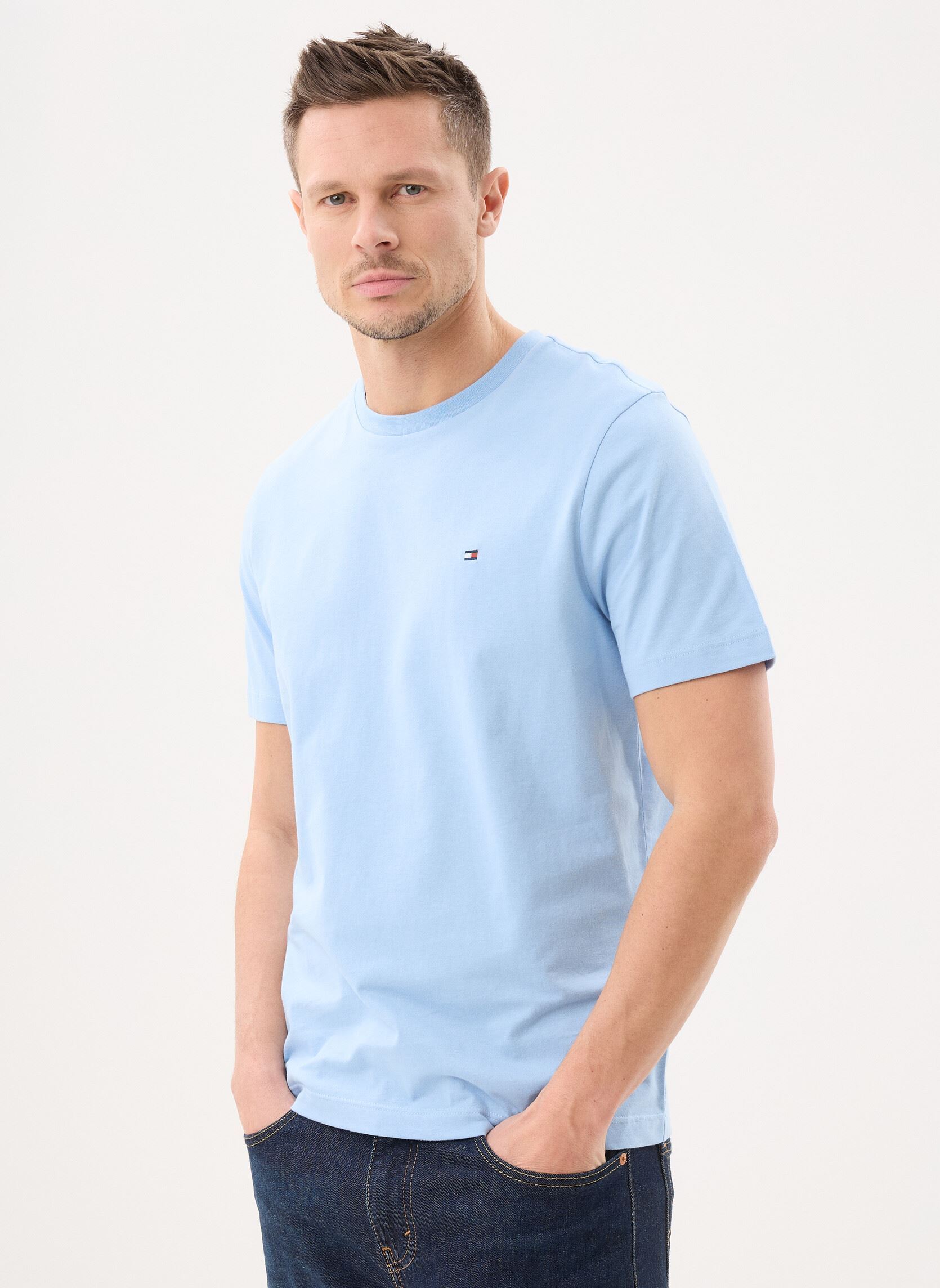 Tommy Hilfiger Tee-shirts manches courtes Ess Seasonal Reg Fit homme bleu