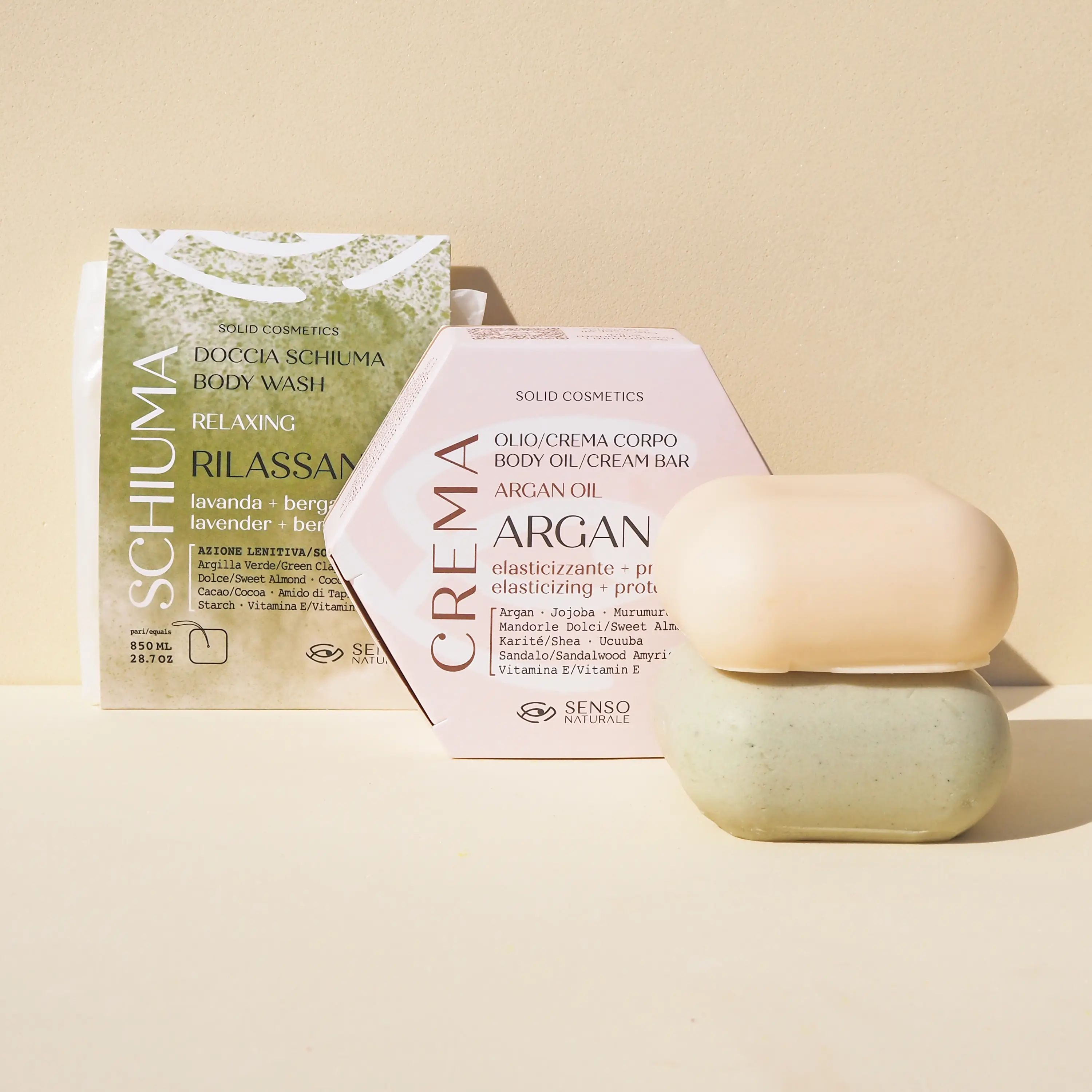 Image of Kit CORPO VELLUTATO Doccia Schiuma e Olio Crema 2 Prodotti