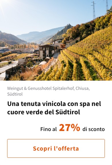 Una tenuta vinicola con spa nel cuore verde del Südtirol