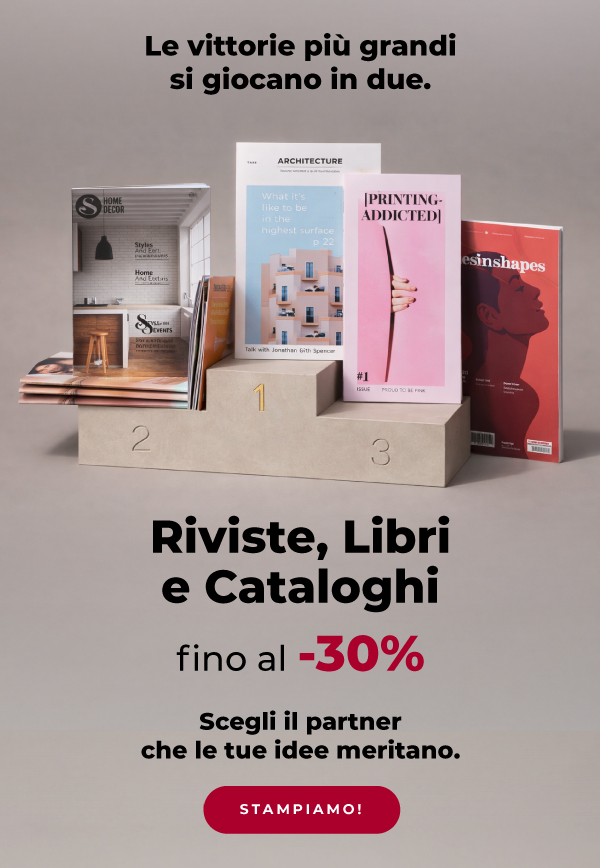 Riviste, libri e cataloghi fino al -30%
