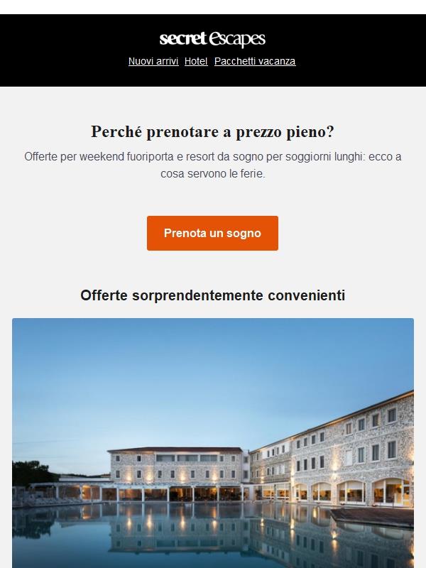 Programmi per il martedì: prenotare una vacanza