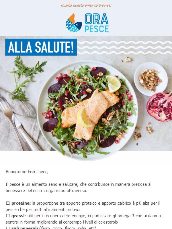 Ciao Fish Lover. Il pesce, un alleato prezioso per la salute 🐟