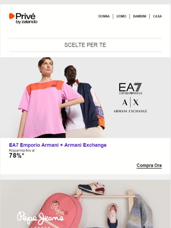 EA7 Emporio Armani, Pepe Jeans & Crocs ⎪Scopri subito 🔎