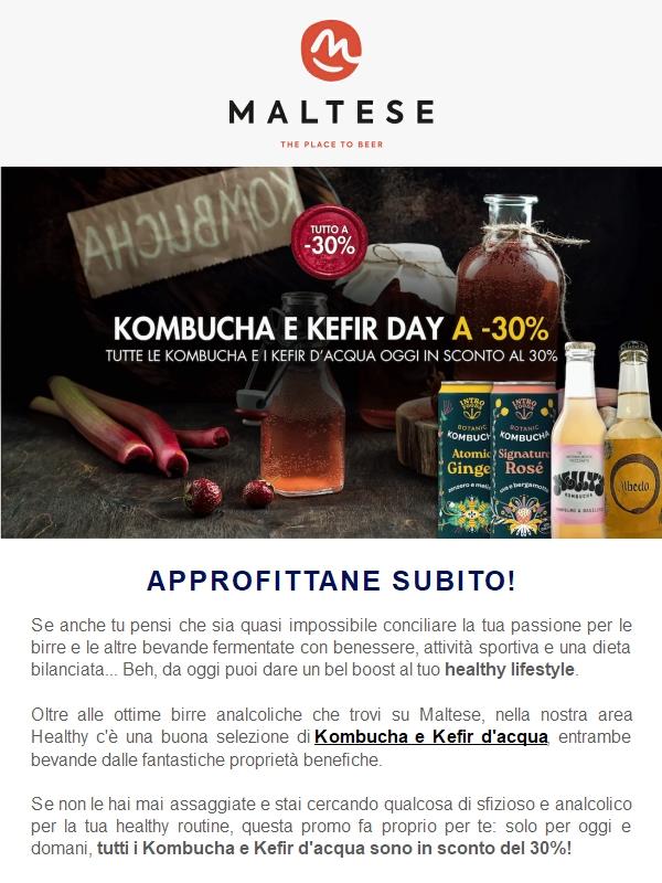 Kefir e Kombucha in sconto del 30%!
