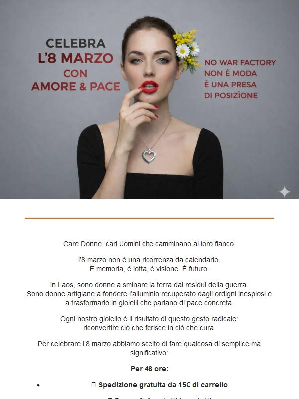 8 Marzo: spedizione gratis + 3x2 per celebrare la forza delle donne