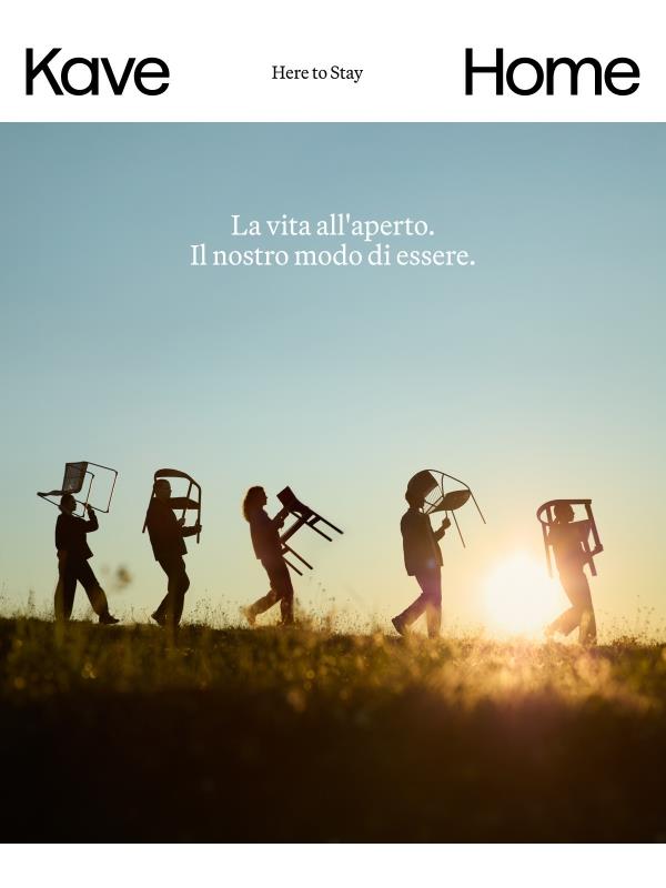 La vita all'aperto. Il nostro modo di essere