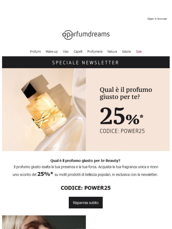 -25% per la tua nuova fragranza preferita 🫶