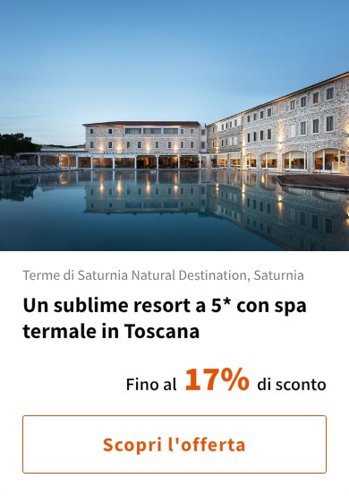 Un sublime resort a 5* con spa termale in Toscana