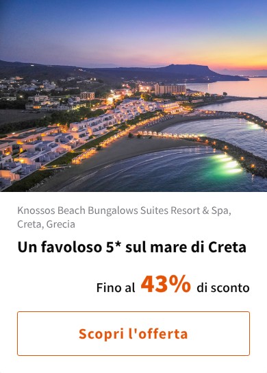 Un favoloso 5* sul mare di Creta