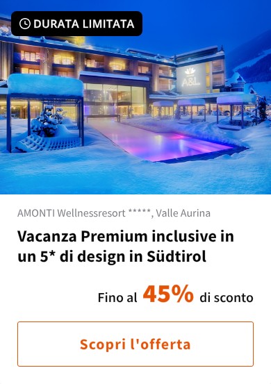 Vacanza Premium inclusive in un 5* di design in Südtirol