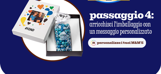PERSONALIZZA I TUOI M&M'S
