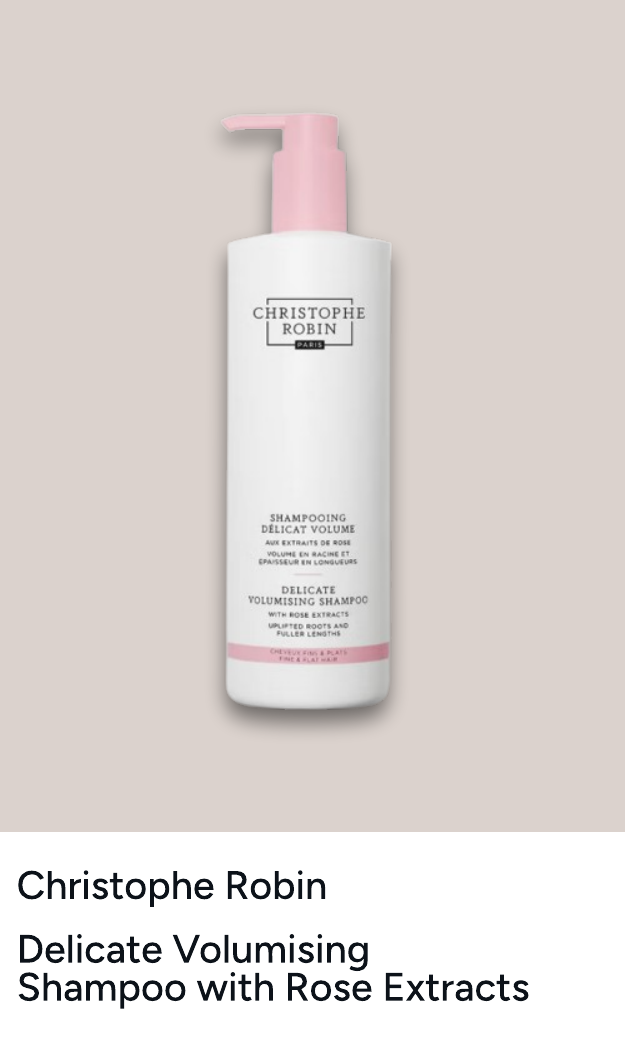 Christophe Robin Delicate Volumising Shampoo with Rose Extracts 500ml