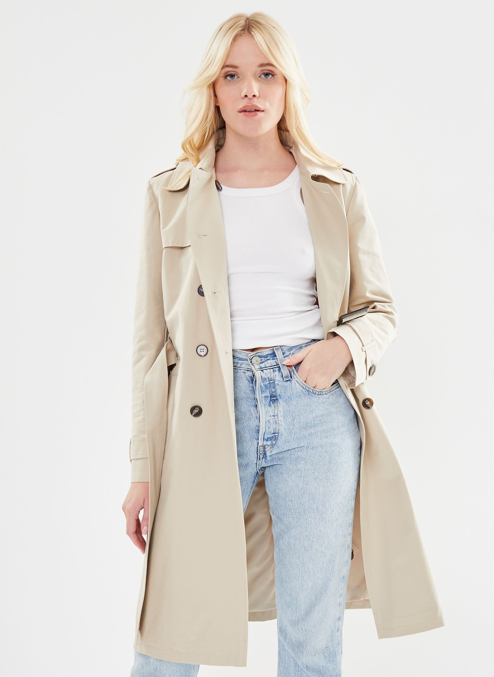 Georgia Rose Trench Trench - VTRENB donna beige