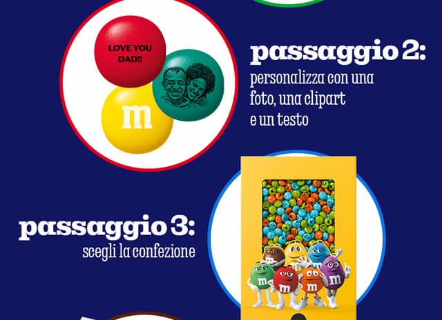 PERSONALIZZA I TUOI M&M'S
