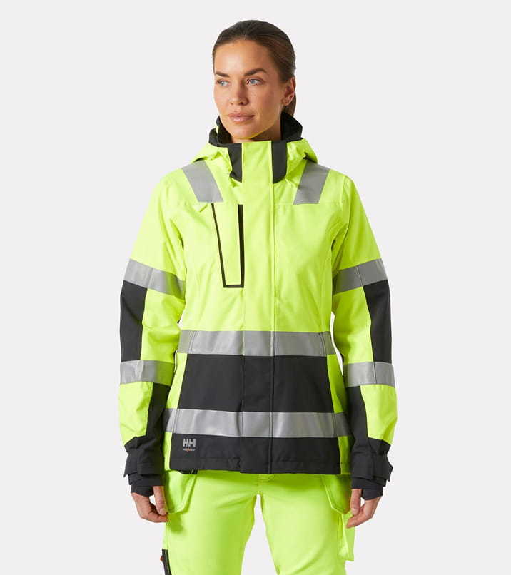 Women's Alna 2.0 Hi Vis Waterproof Shell Jacket