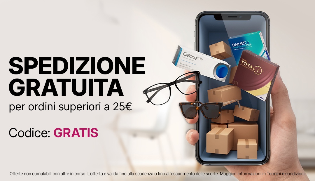 Spedizione gratuita per ordini superiori a 25€. Codice: GRATIS