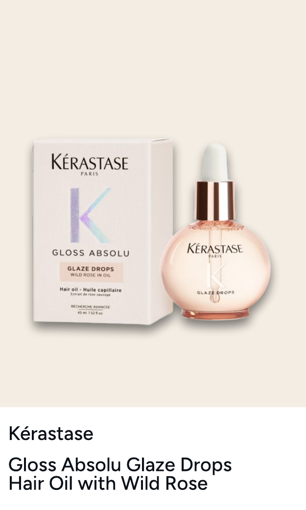 Kérastase Gloss Absolu Glaze Drops Hair Oil with Wild Rose 45ml