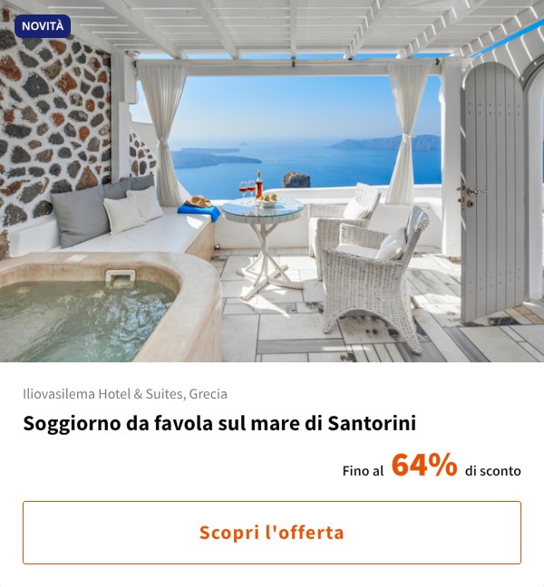 Soggiorno da favola sul mare di Santorini