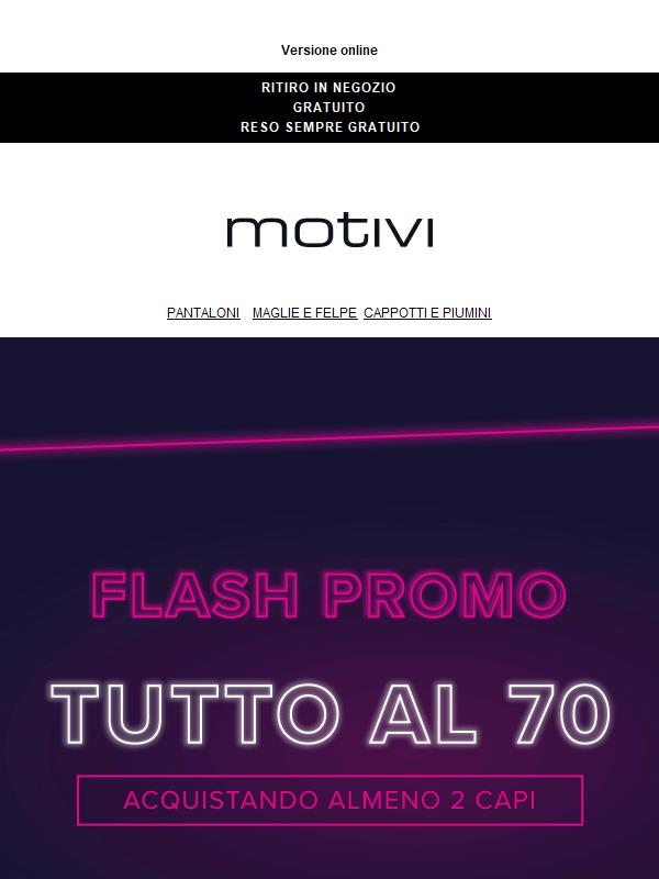 PROMO FLASH | TUTTO al -70 🔥