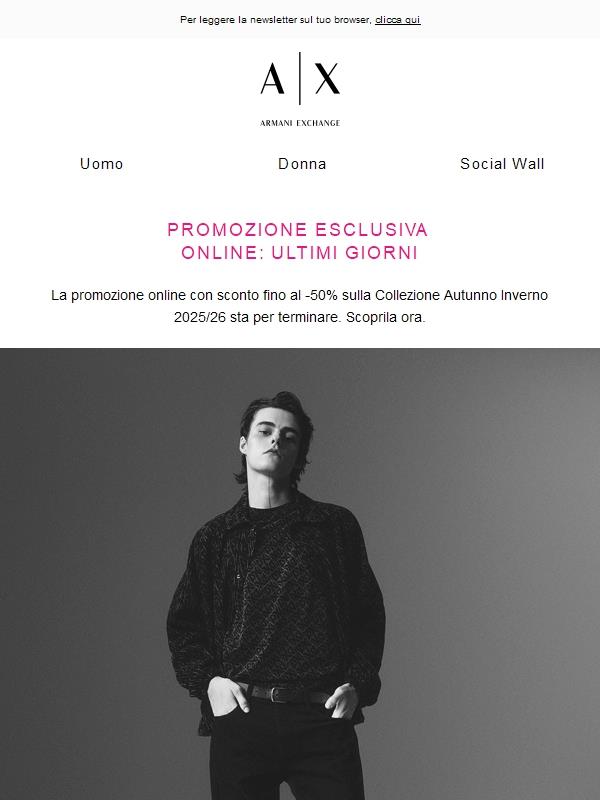 Promozione online: ultimi giorni
